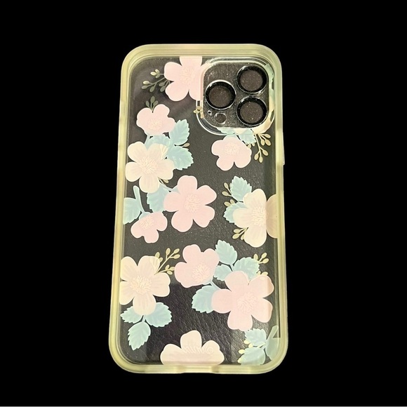 SONIX Clear Floral iPhone 12 Pro Max Case with Metallic accents - Picture 7 of 8